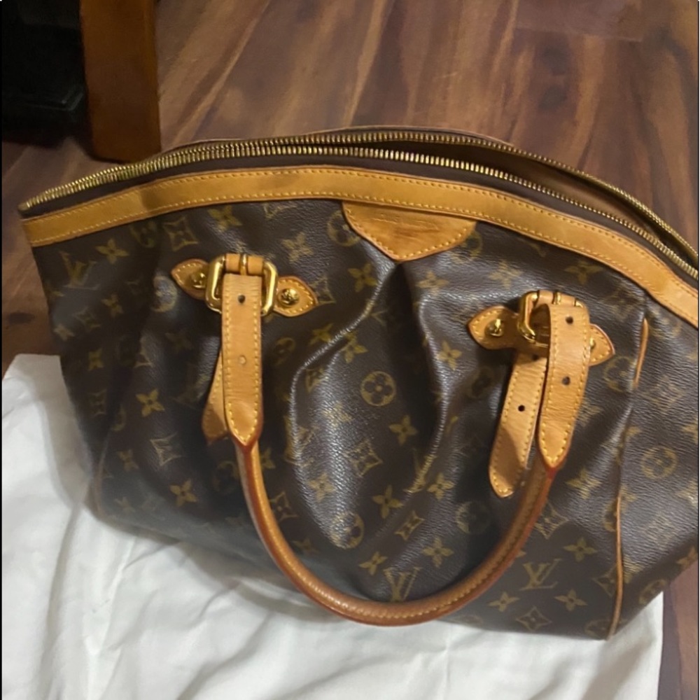 Louis Vuitton Brown and Tan Satchel
